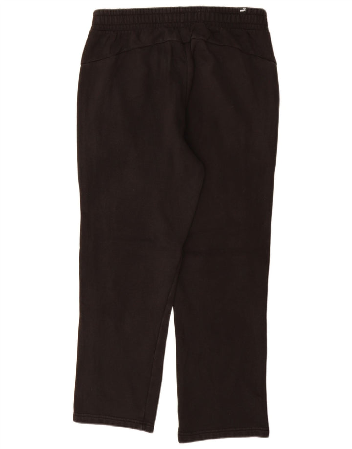 Calça de treino masculina Puma grande algodão preto