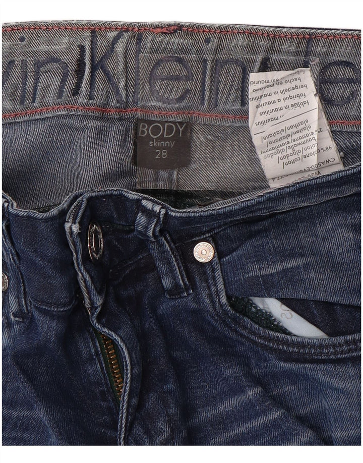 Calça jeans skinny feminina CALVIN KLEIN W28 L33 algodão azul