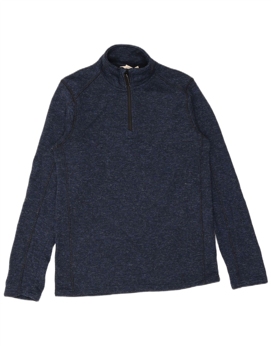 Suéter masculino Mountain Warehouse com zíper e gola média azul marinho