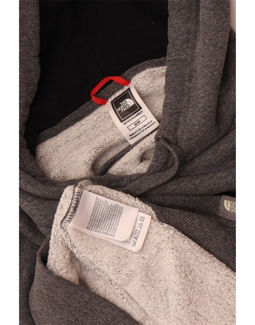 Suéter com capuz masculino The North Face Graphic Regular Fit cinza médio salpicado