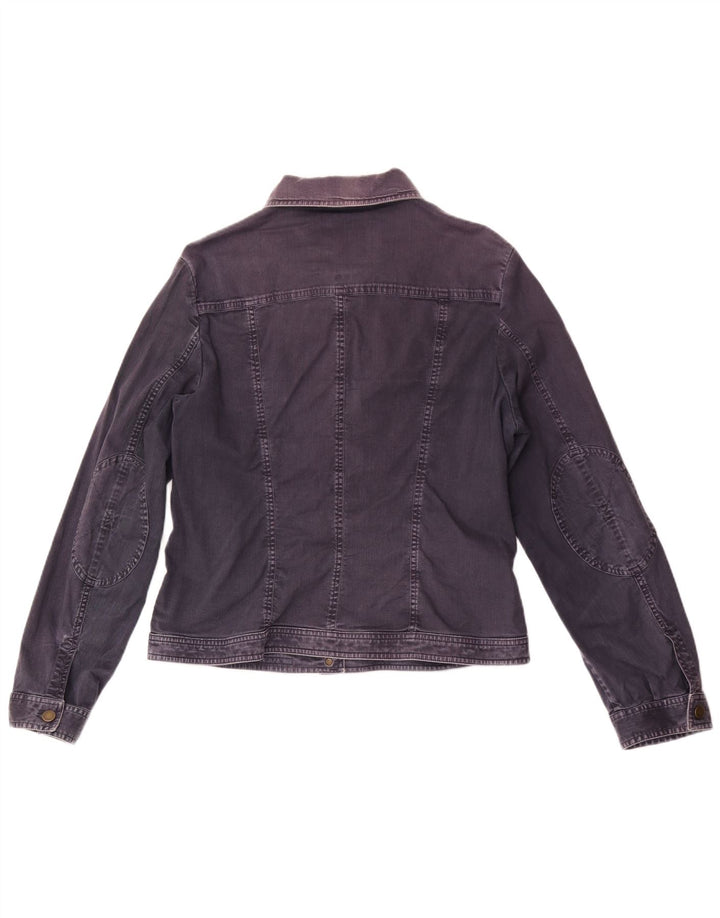 Jaqueta jeans feminina Bluestars Reino Unido 16 grande algodão azul marinho