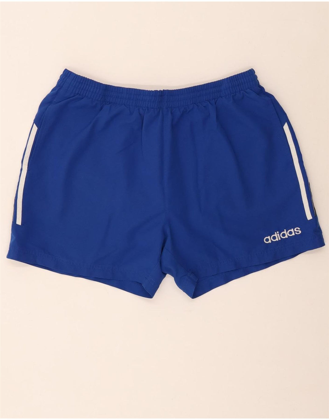 Adidas Mens Sport Shorts Grande Azul Colorblock Poliéster
