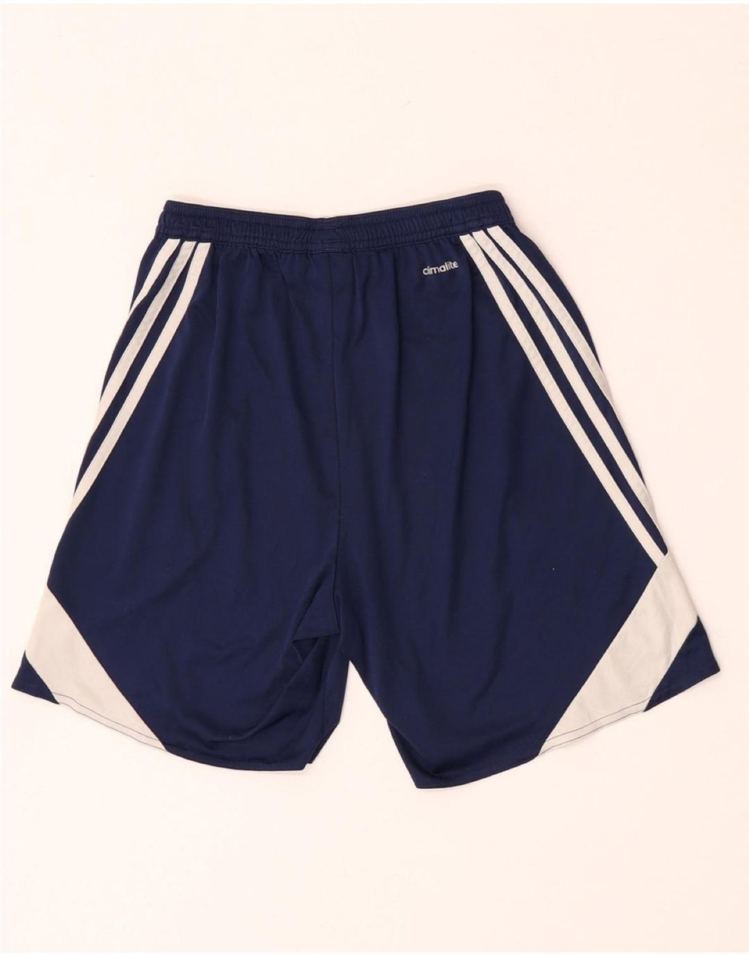 Adidas Masculino Climalite Sport Shorts Pequeno Azul Marinho Colorblock Poliéster