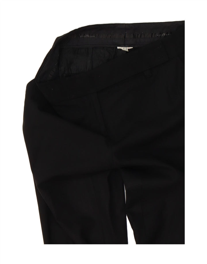 RICHMOND Womens Bootcut Suit Trousers US 12 Large W30 L32 Black Vintage Richmond and Second-Hand Richmond from Messina Hembry 