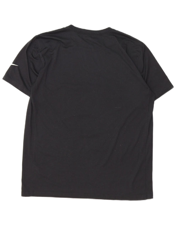 Camiseta masculina Nike Las Vegas Raiders com estampa gráfica grande de poliéster preto