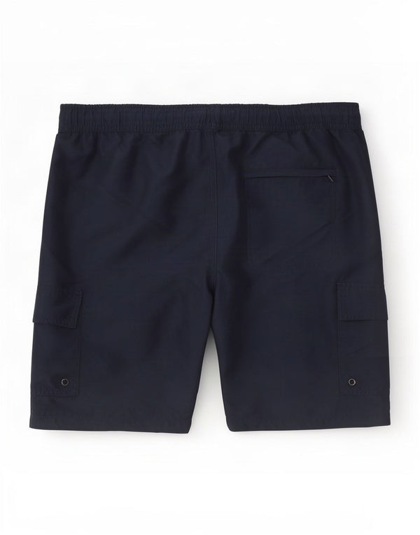 Shorts de natação masculino Marks & Spencer médio azul marinho poliéster