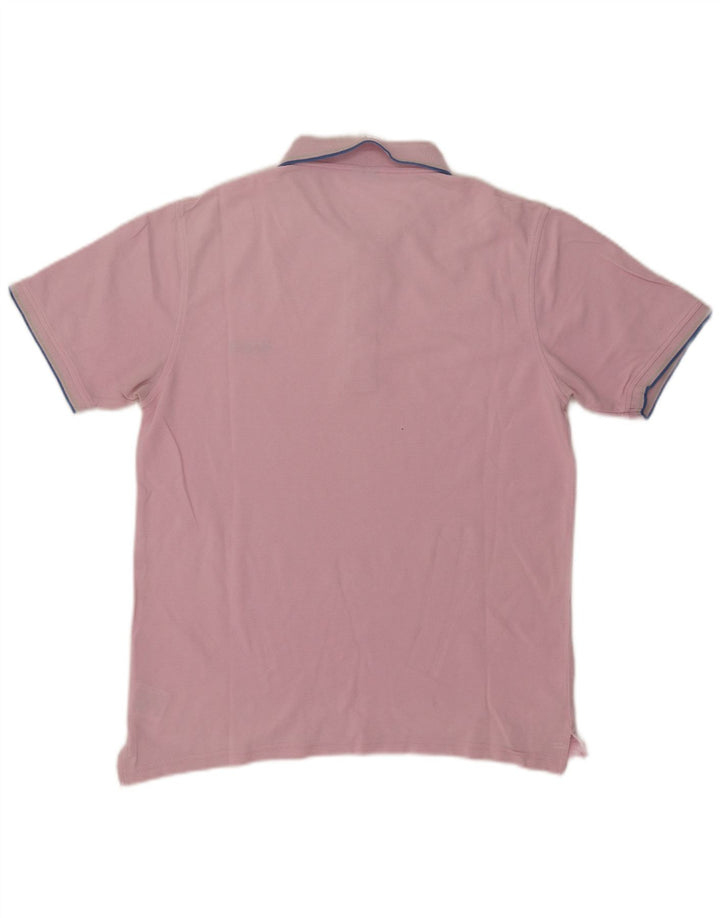 Camisa polo masculina Reebok médio algodão rosa