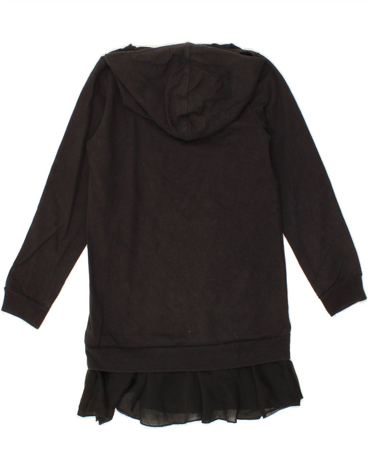 LIU JO JUNIOR Girls Hooded Dress 7-8 Years Black Cotton Vintage Liu Jo junior and Second-Hand Liu Jo junior from Messina Hembry 