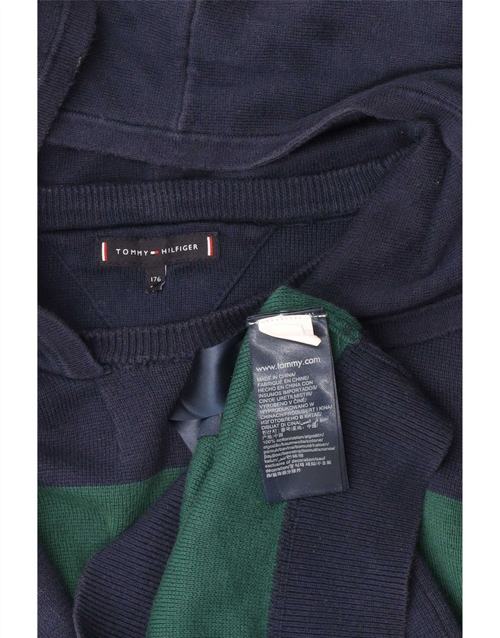Tommy Hilfiger Boys Graphic Jumper 15-16 anos Multicolorido Colourblock
