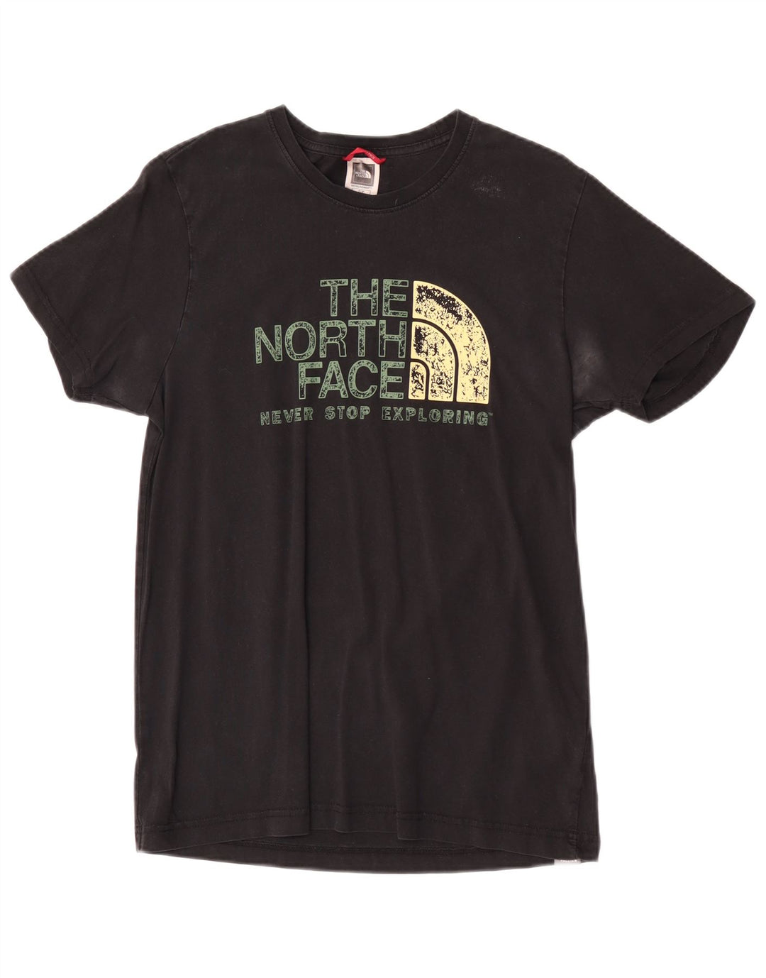 Camiseta gráfica masculina The North Face pequena preta