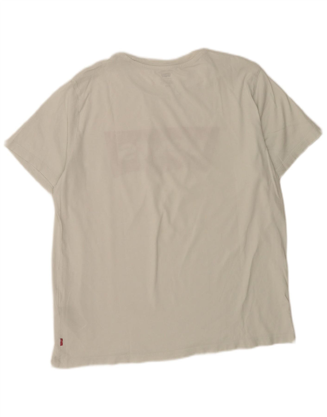 Camiseta gráfica masculina Levi's Top grande de algodão branco
