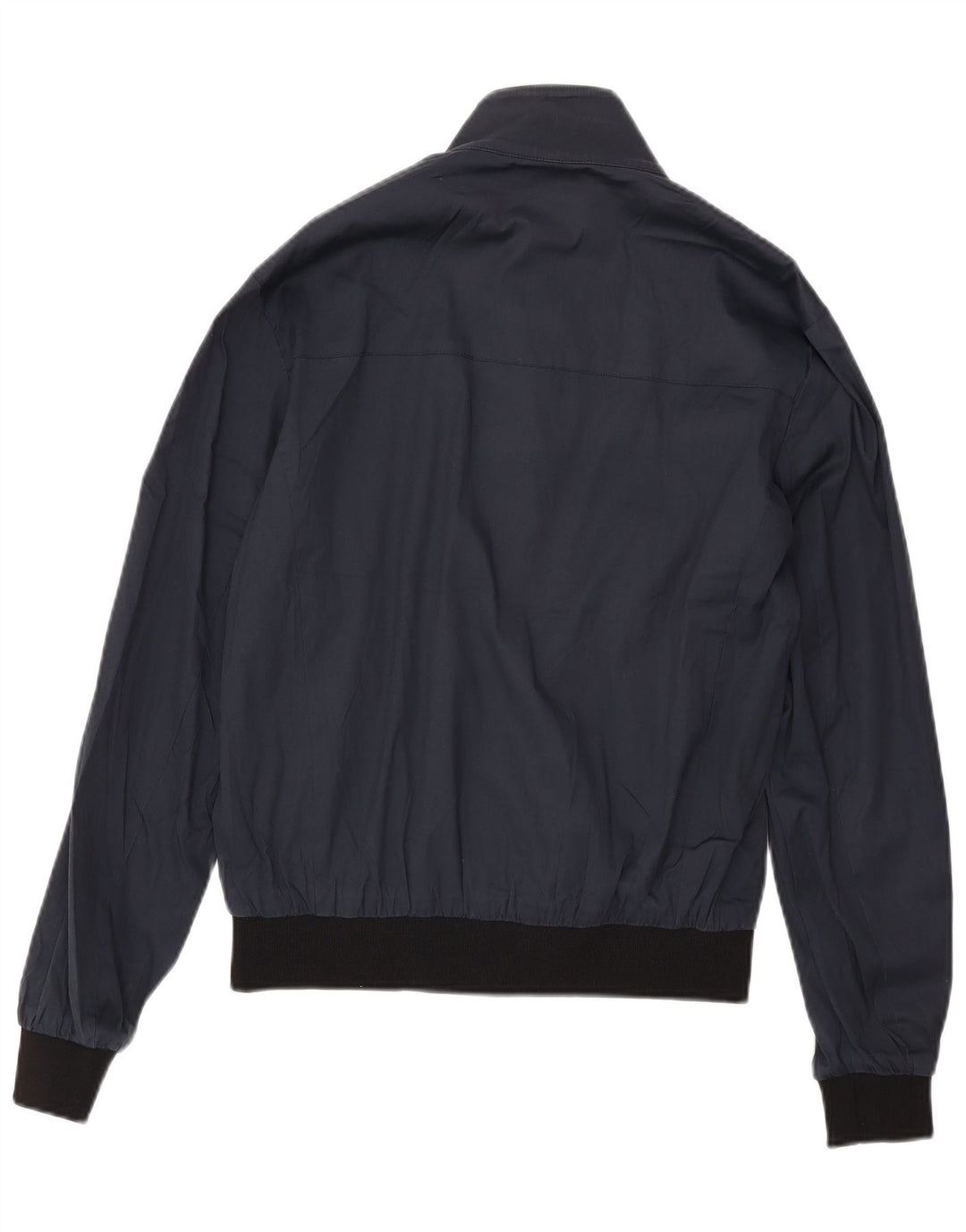 Jaqueta bomber masculina DKNY UK 36 pequena algodão azul marinho
