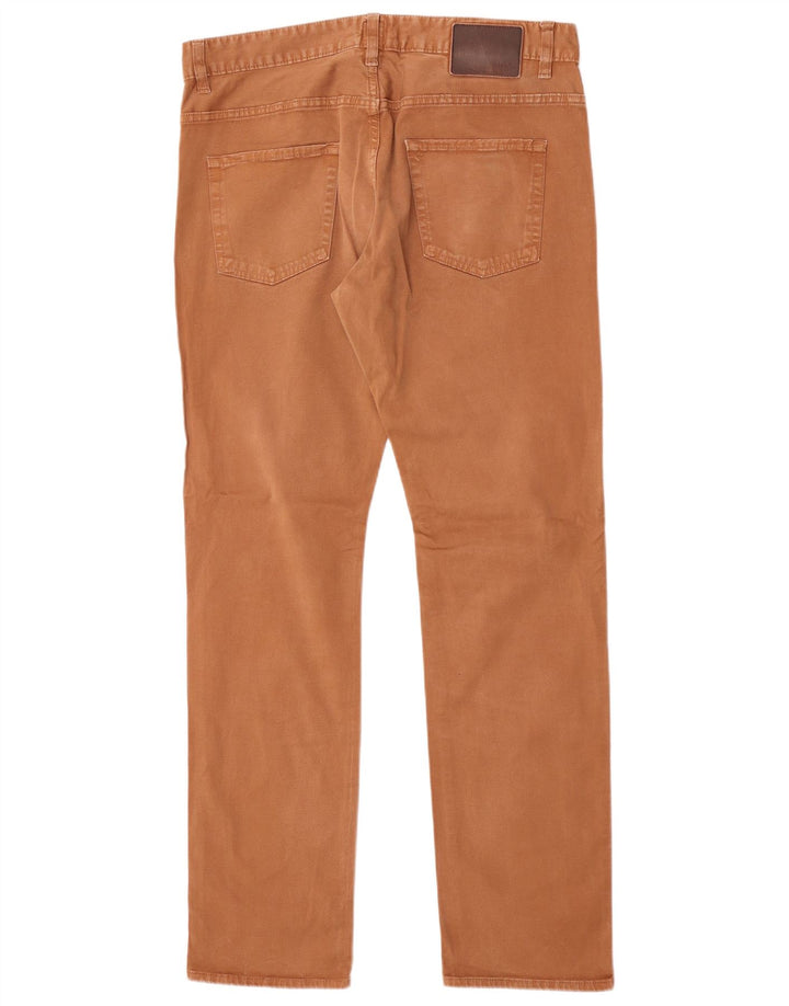 Hugo Boss Masculino Stretch Slim Jeans W34 L32 Marrom