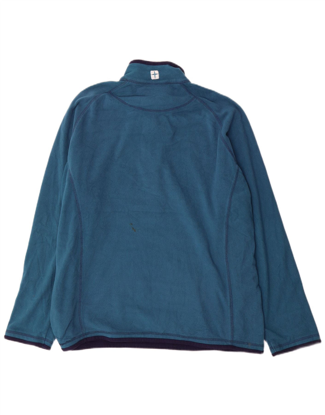 MOUNTAIN WAREHOUSE Suéter feminino de lã com zíper e gola UK 20 2XL azul poliéster