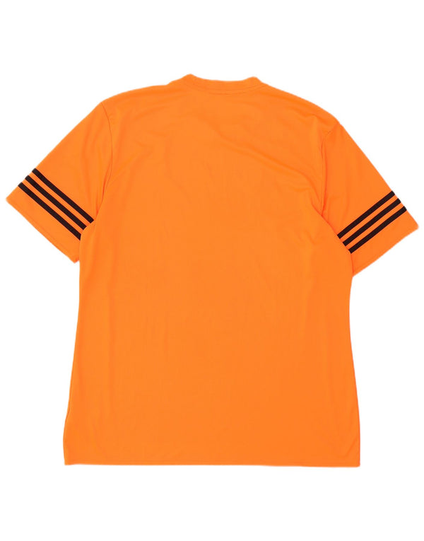 Camiseta masculina Adidas Climalite Top XL laranja poliéster