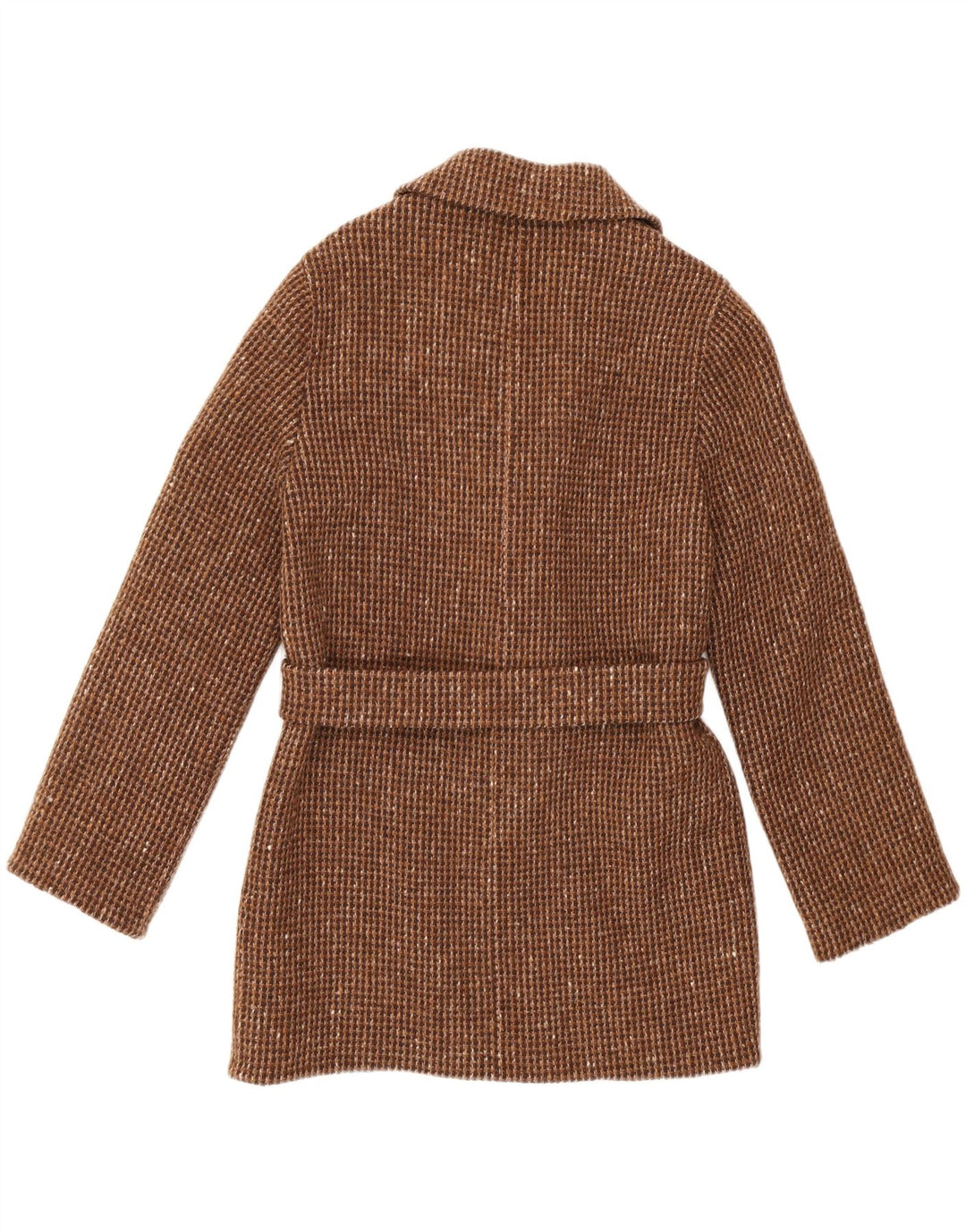 Jaqueta blazer feminina vintage com 1 botão IT 44 marrom médio manchado