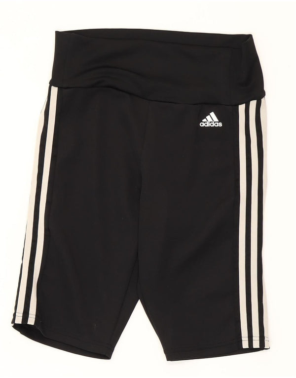 Adidas Womens Aeroready Sport Shorts UK 8/10 Pequeno Poliéster Preto