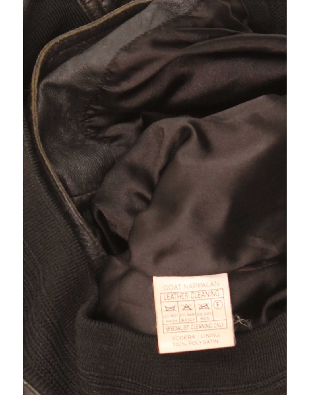 Jaqueta de couro bomber masculina vintage IT 46 couro preto pequeno