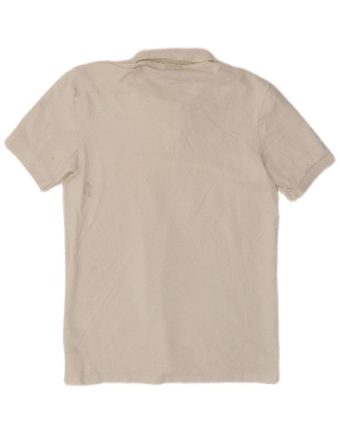 Camisa polo masculina Paul Smith pequena de algodão branco