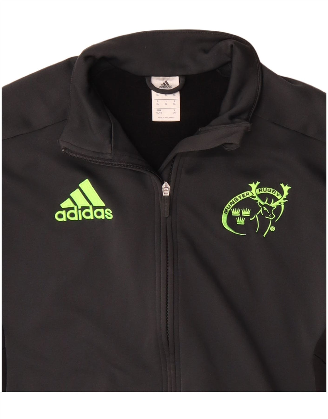 Adidas Mens Munster Rugby Treino Top Jaqueta XL Preto Poliéster