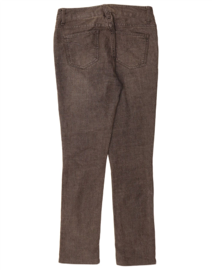 Dkny Jeans feminino slim US 4 pequeno W28 L30 algodão cinza