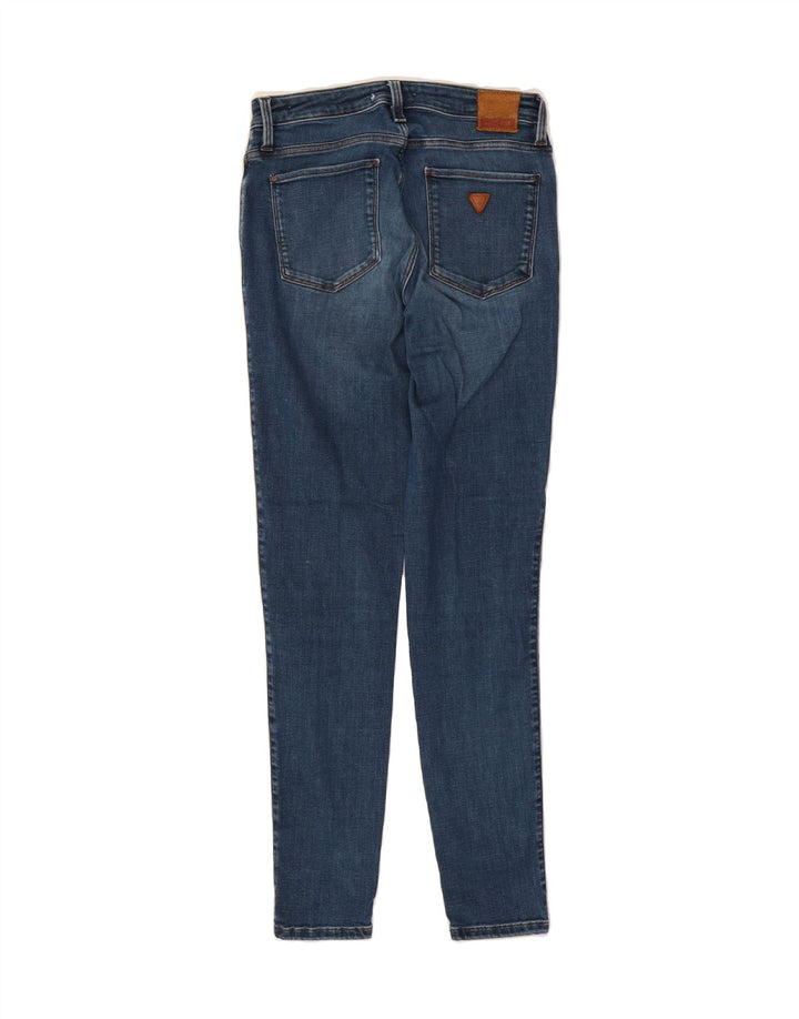 GUESS Womens Curvy Skinny Jeans W28 L30 Blue Cotton Vintage Guess and Second-Hand Guess from Messina Hembry 