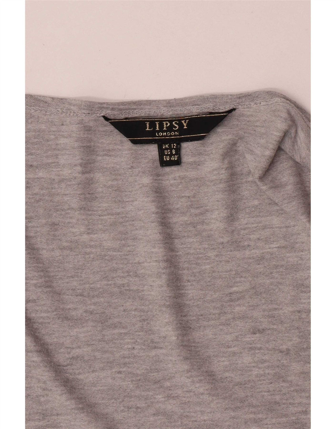 Lipsy Suéter Cardigan Aberto Feminino Reino Unido 12 Cinza Médio