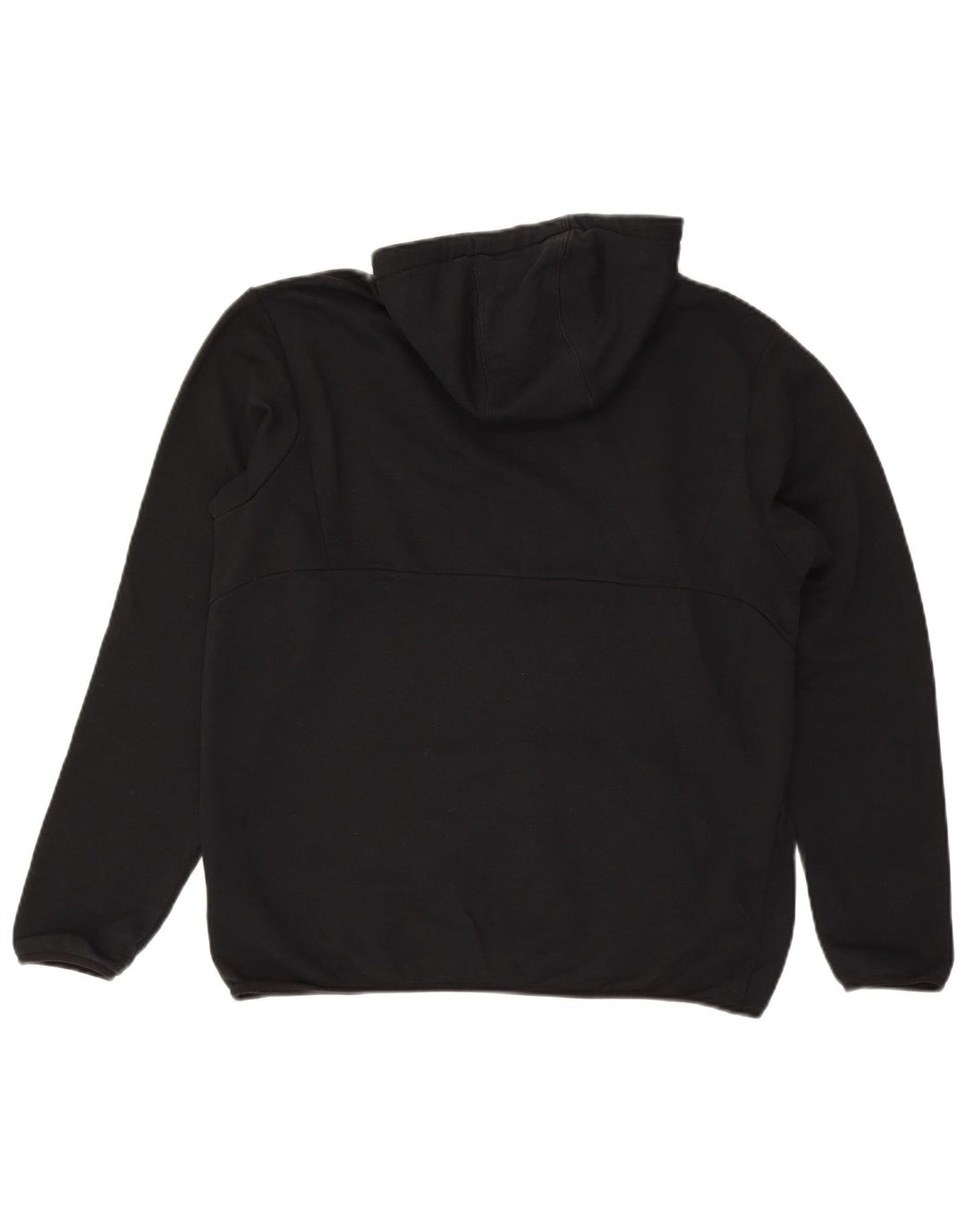 PUMA Mens Hoodie Jumper Grande Algodão Preto