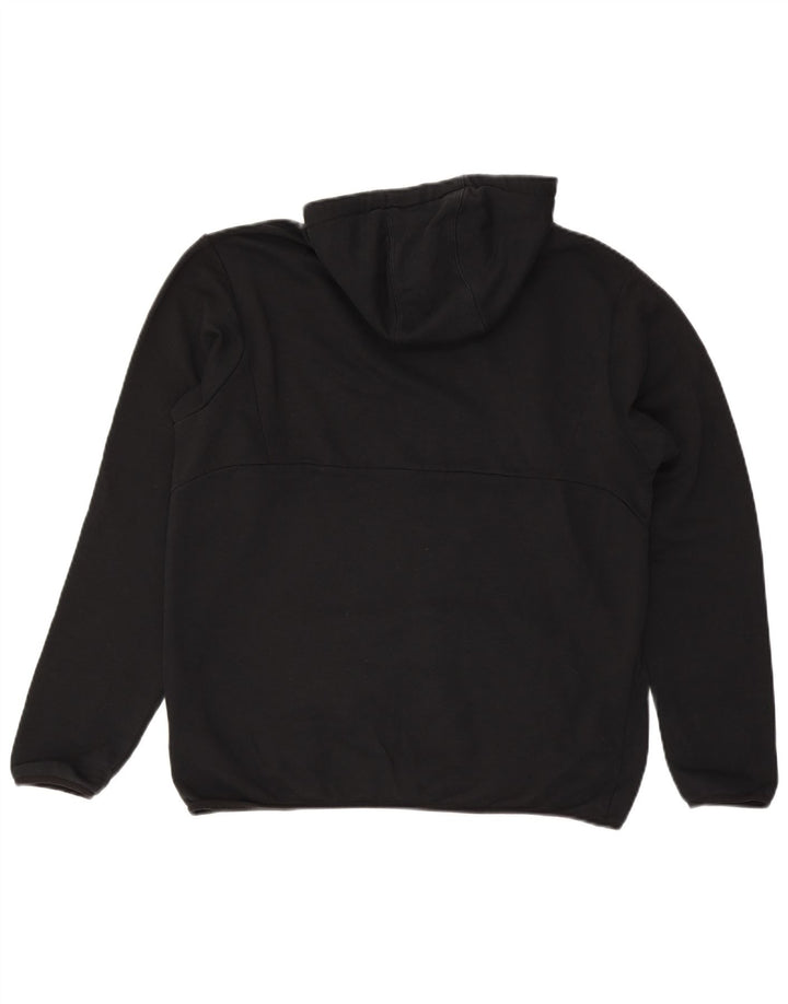 PUMA Mens Hoodie Jumper Grande Algodão Preto