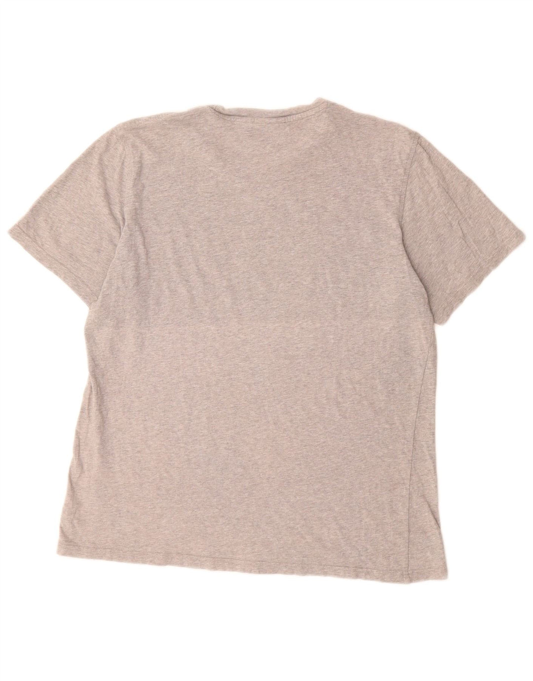 Camiseta masculina ADIDAS com estampa gráfica cinza médio algodão