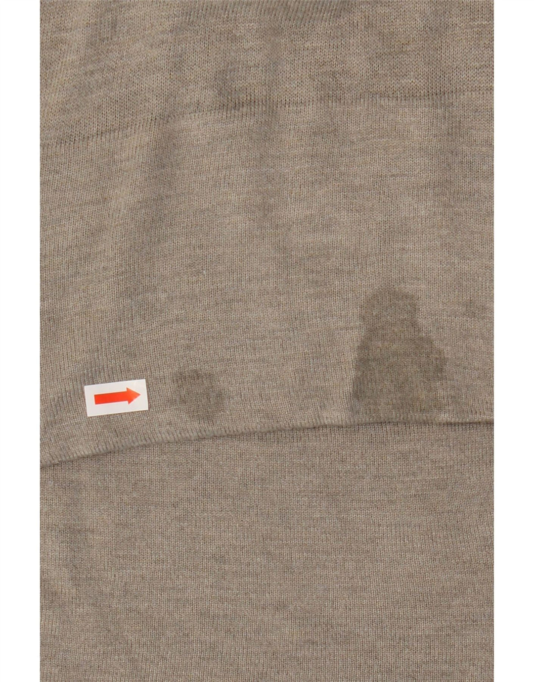 Suéter feminino ZARA com decote em V Reino Unido 10 pequeno cinza