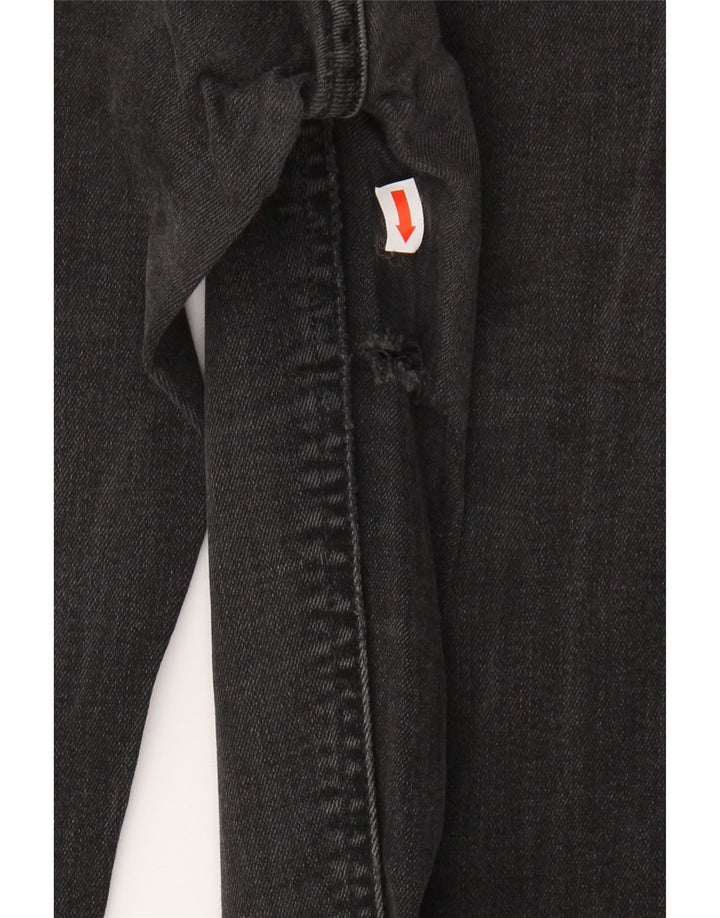 Jeans skinny feminino LEVI'S W28 L30 algodão preto