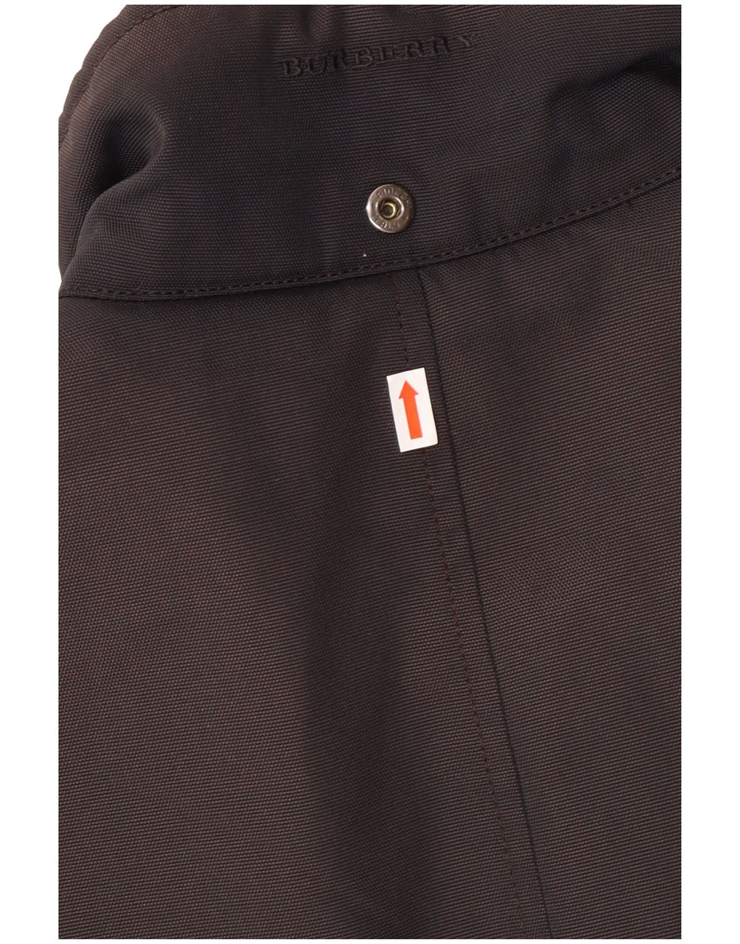 Sobretudo masculino BURBERRY UK 40 grande preto poliamida clássico