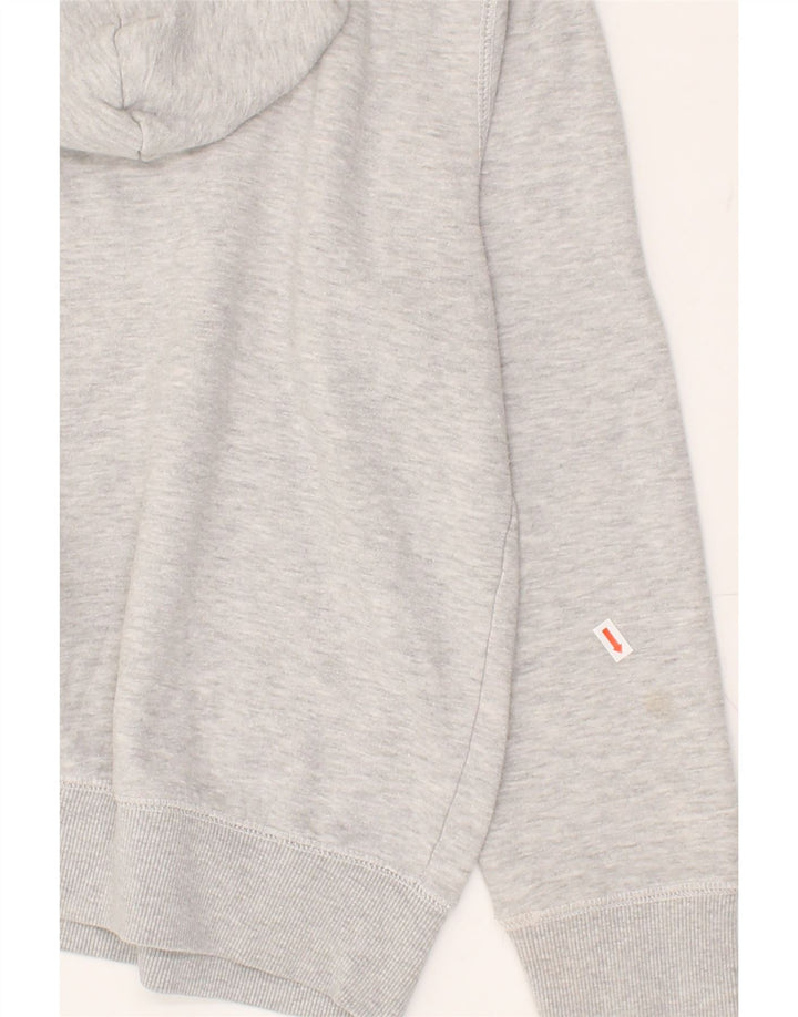 FRENCH CONNECTION Womens Hoodie Jumper UK 14 Medium Grey Cotton | Vintage French Connection | Thrift | Second-Hand French Connection | Used Clothing | Messina Hembry 