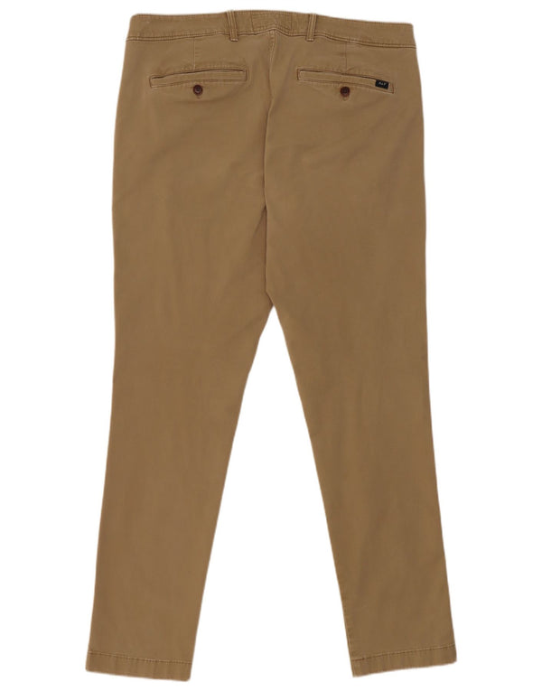 Calça jeans skinny masculina Abercrombie & Fitch W34 L30 algodão bege