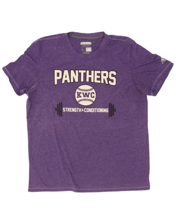 Camiseta Adidas Masculina Panthers Graphic Top XL Roxo Poliéster