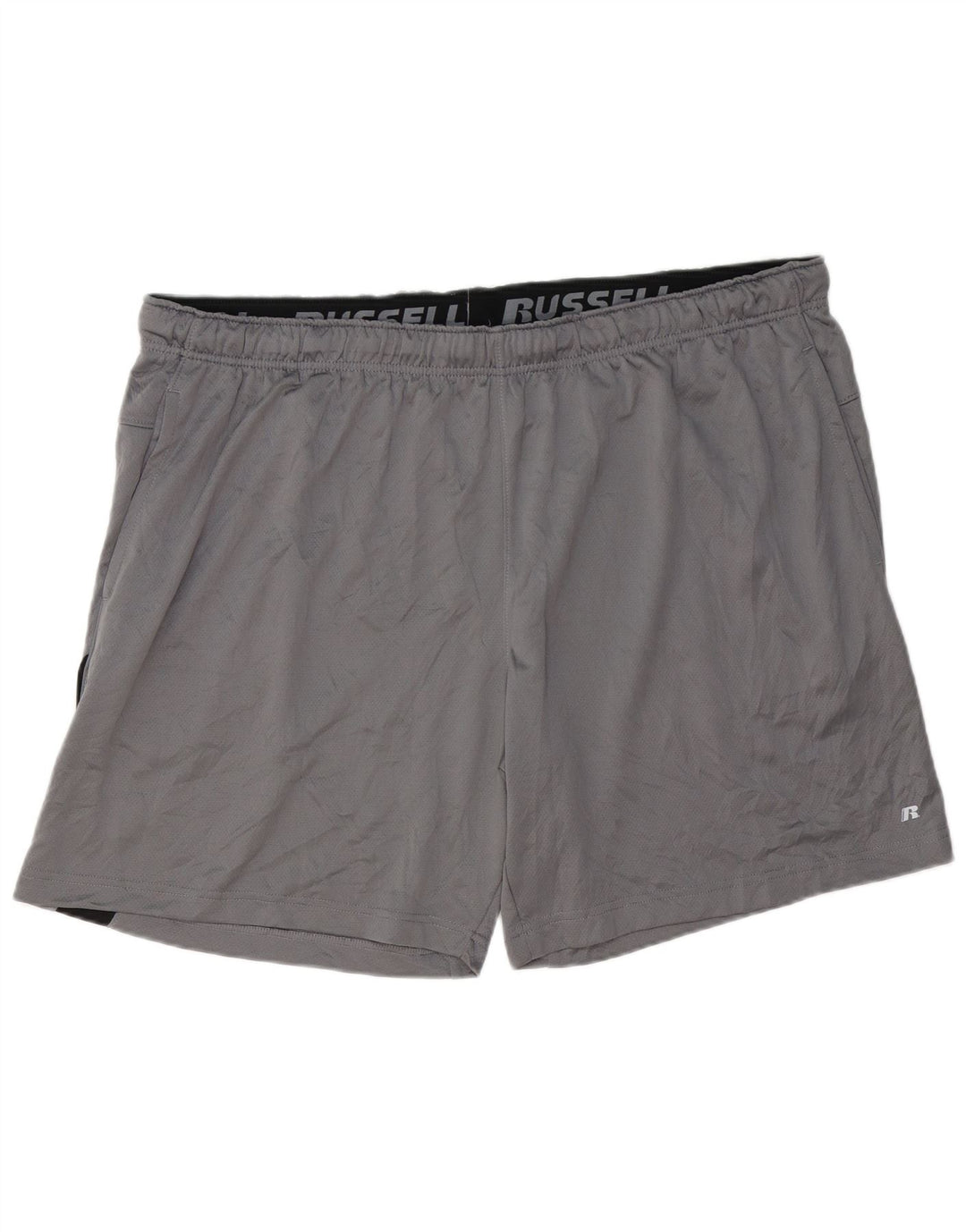 RUSSELL ATLÉTICO Mens Sport Shorts 3XL Cinza Colourblock Poliéster