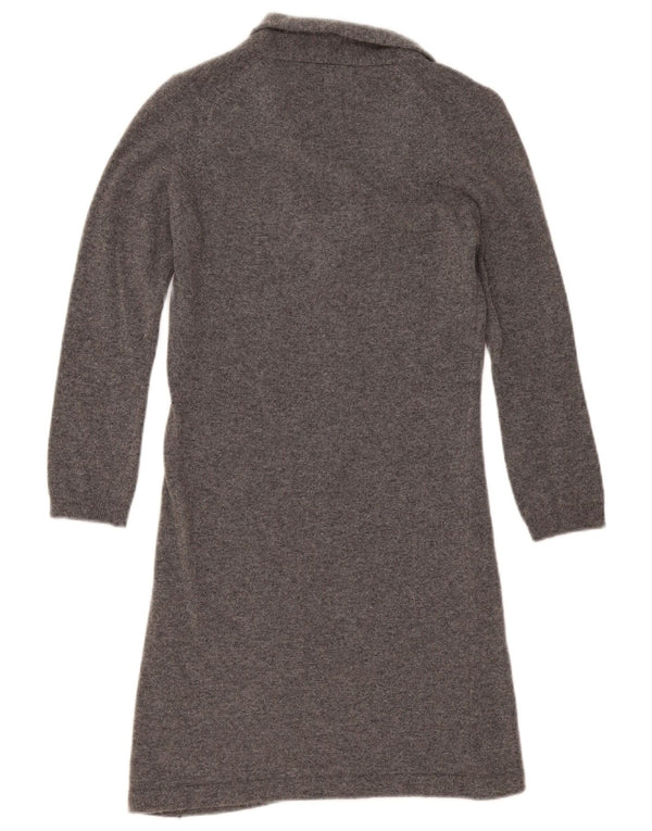 Vestido Jumper Massimo Dutti Feminino UK 6 XS Cinza