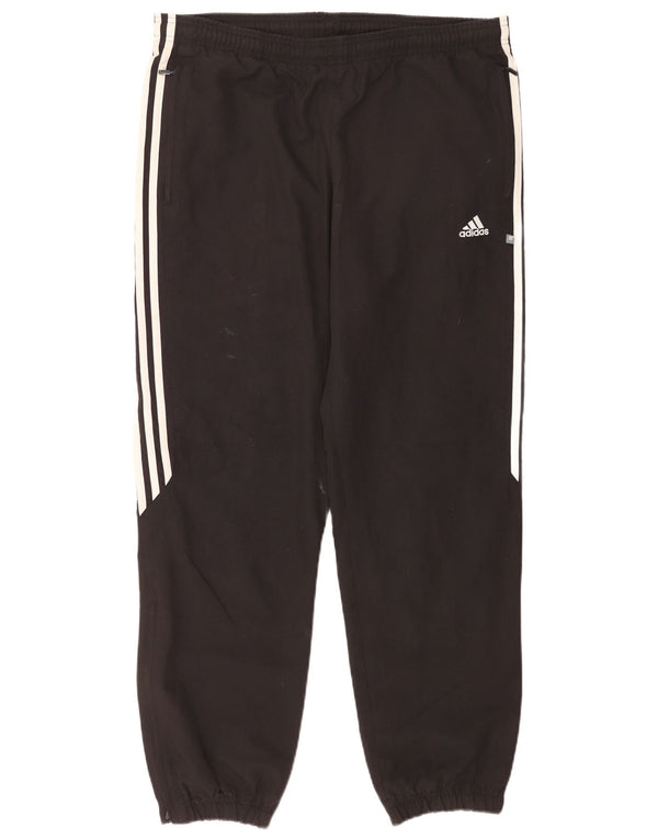 Adidas Mens Treino Calças Joggers Médio Preto Poliéster Esportes