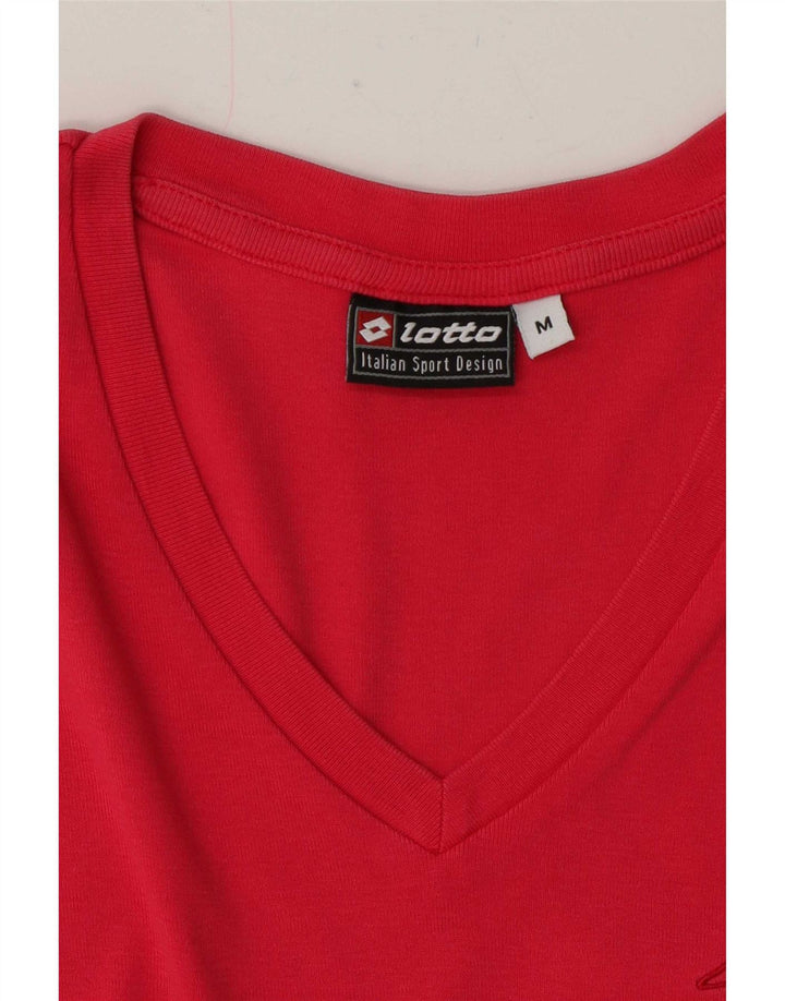 Lotto Womens Vest Top UK 14 Médio Vermelho
