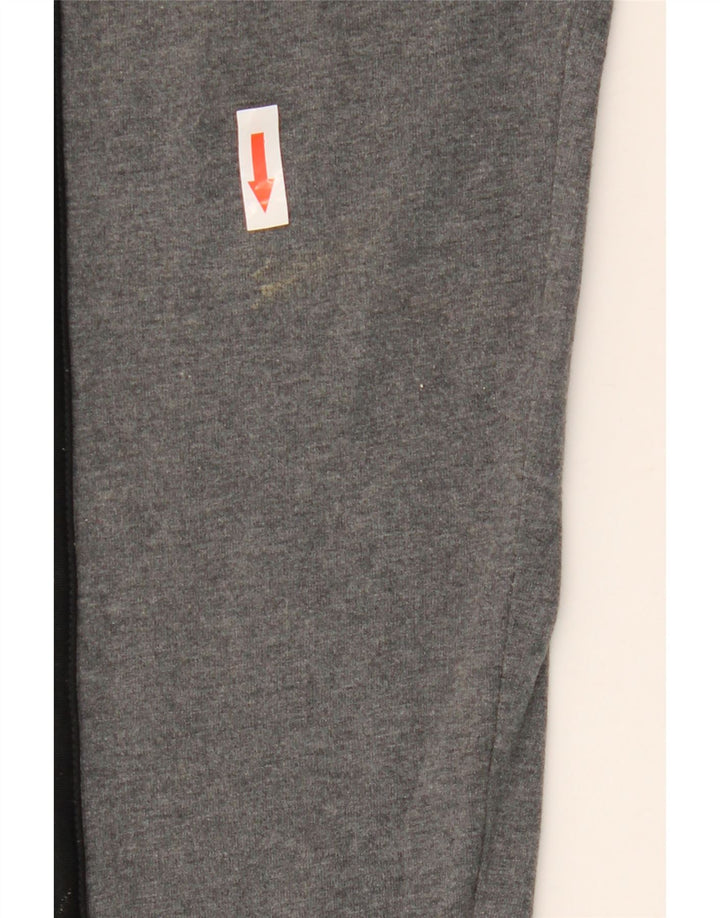 ADIDAS Womens Leggings UK 8/10 Pequeno Algodão Cinza