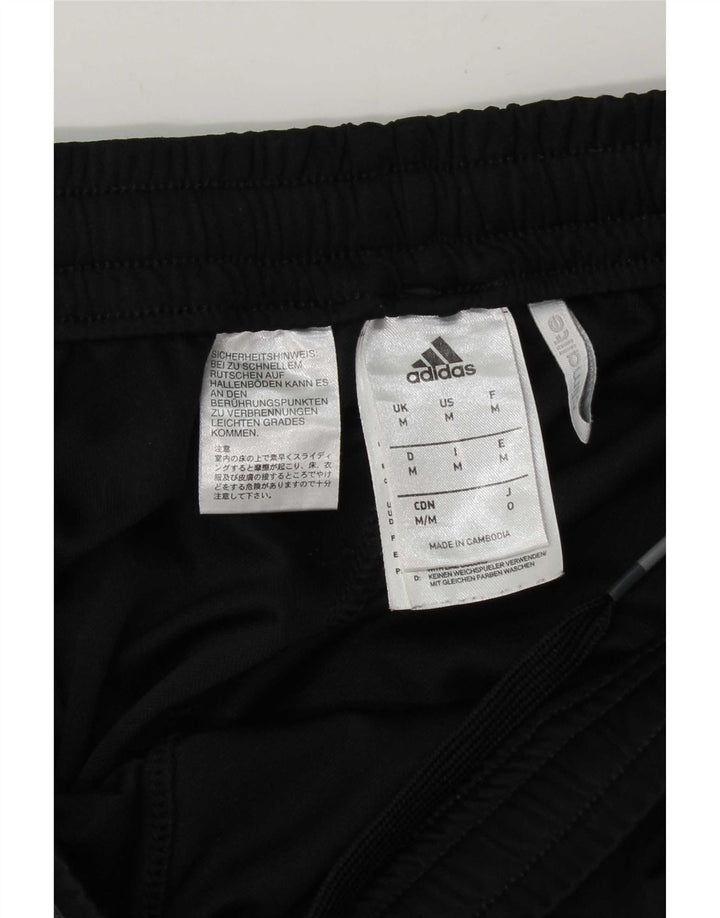 Shorts esportivos masculinos Adidas médio preto poliéster
