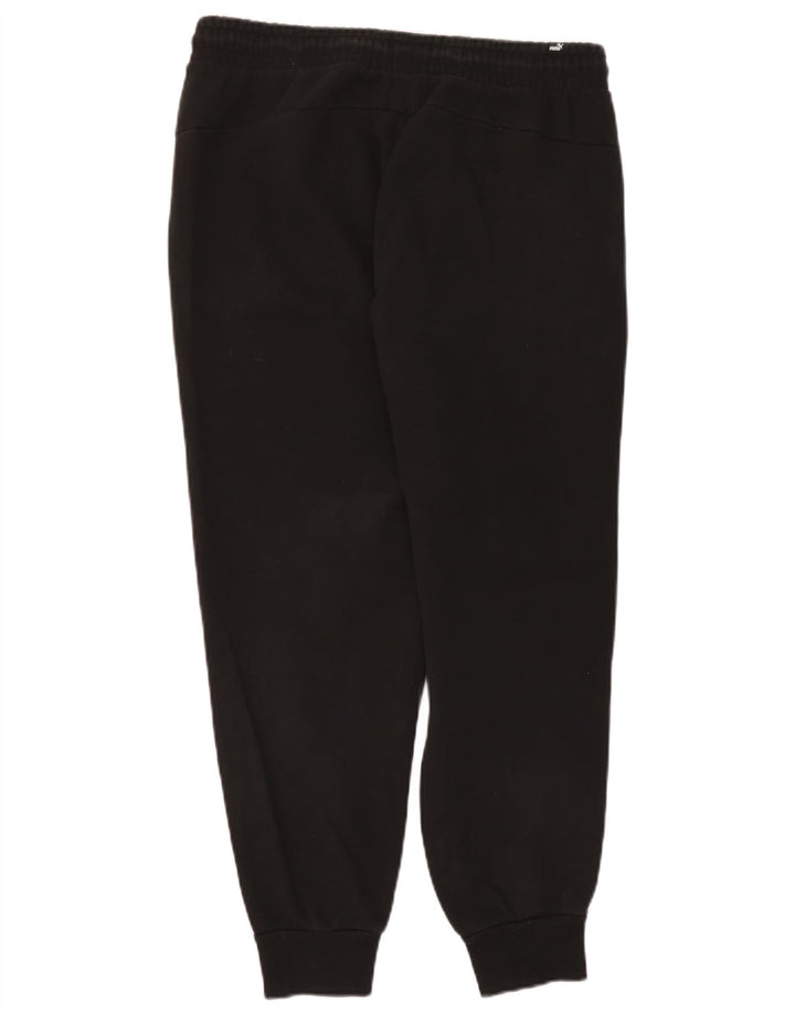 Calça de treino masculina Puma Joggers grande algodão preto