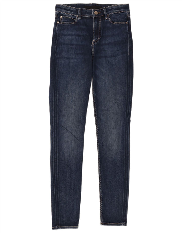 Jeans skinny feminino GUESS W28 L29 algodão azul marinho