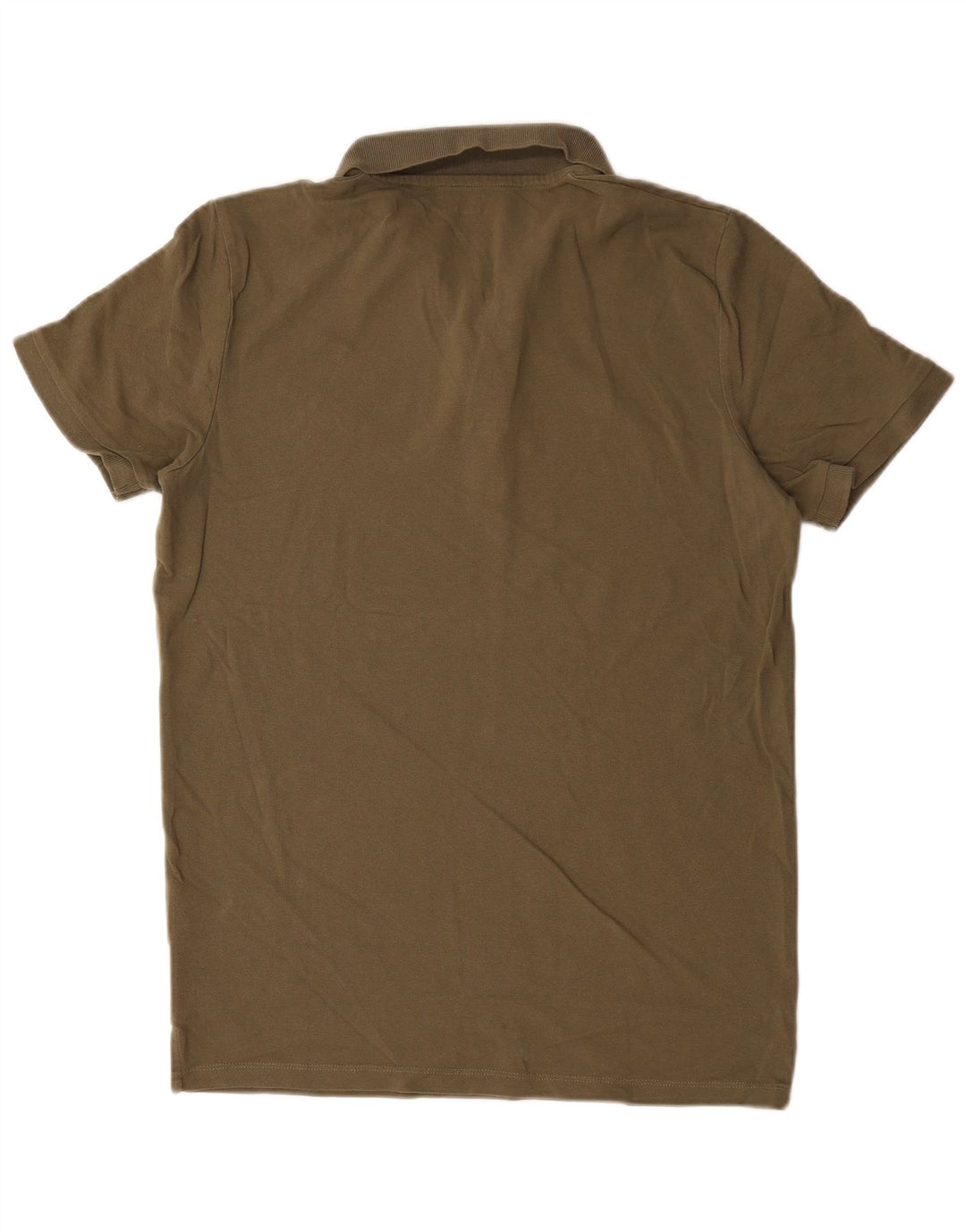 Camisa polo masculina Jack & Jones grande algodão cáqui