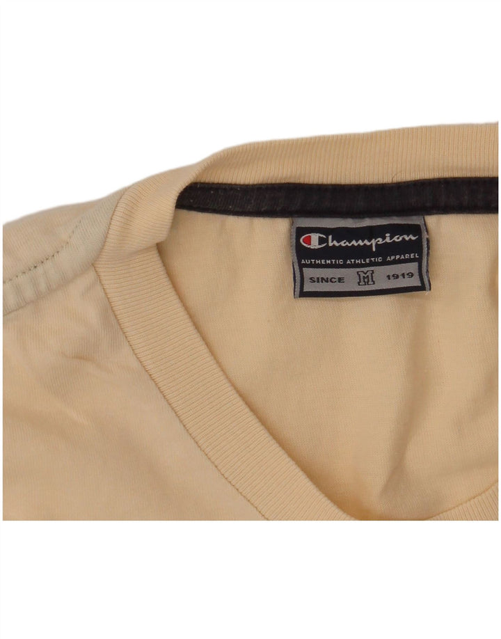 Camiseta masculina gráfica CHAMPION Top médio bege