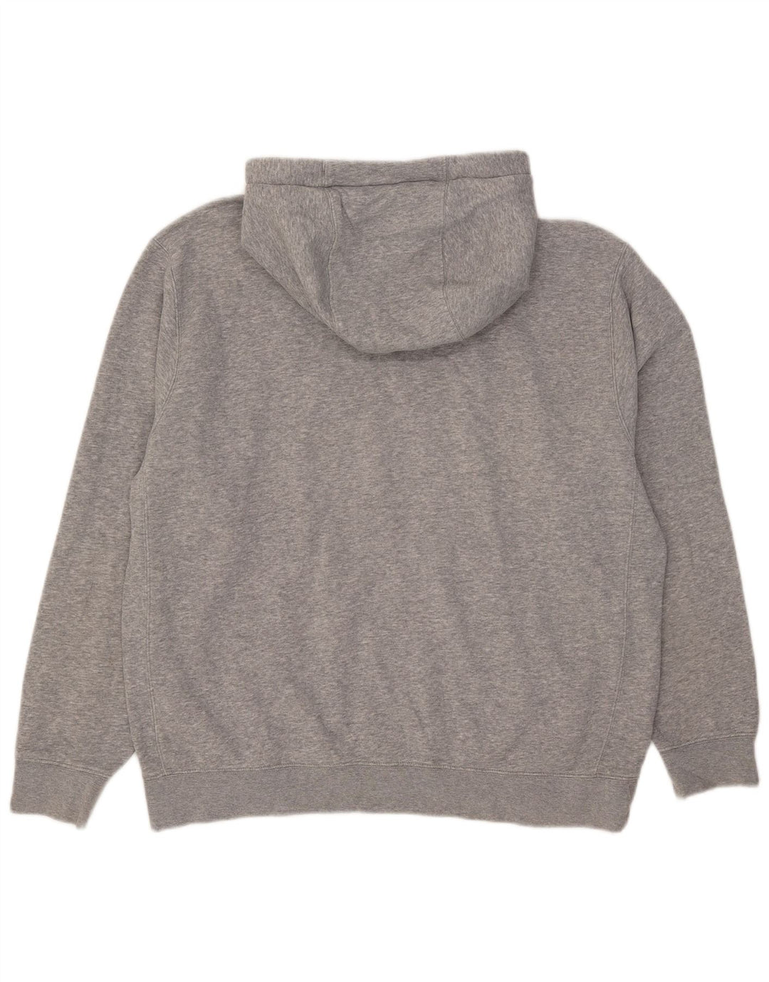 Jumper com capuz masculino Nike grande algodão manchado cinza
