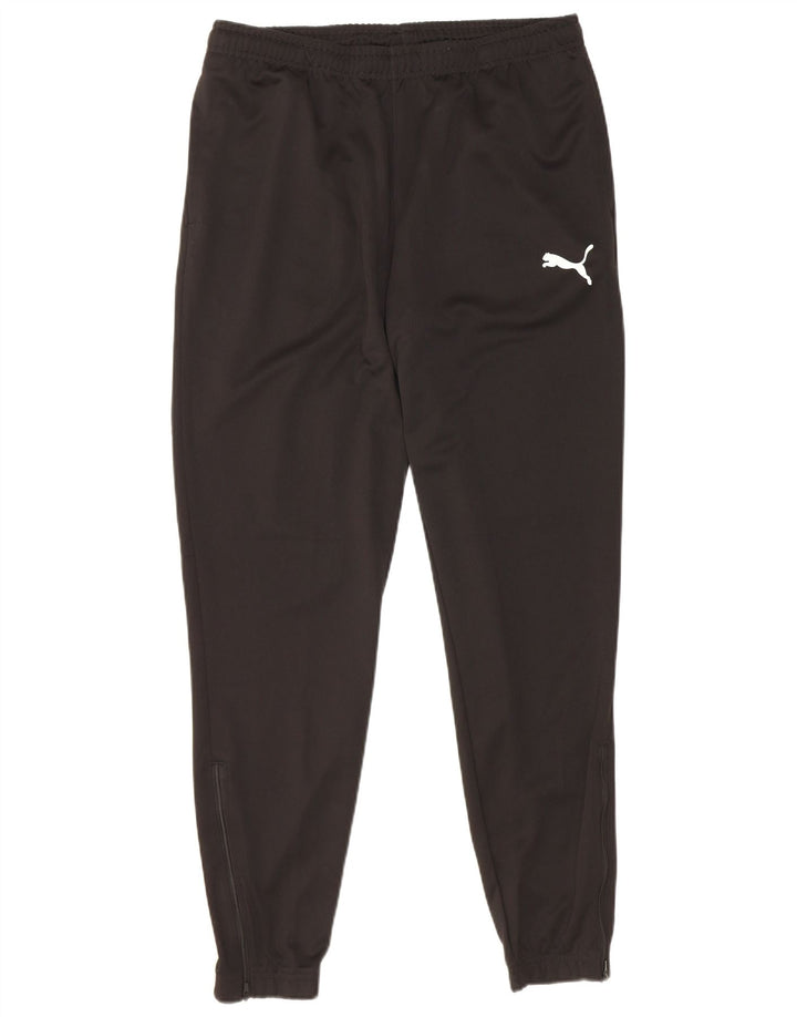 Calça de treino masculina Puma Joggers grande poliéster preto