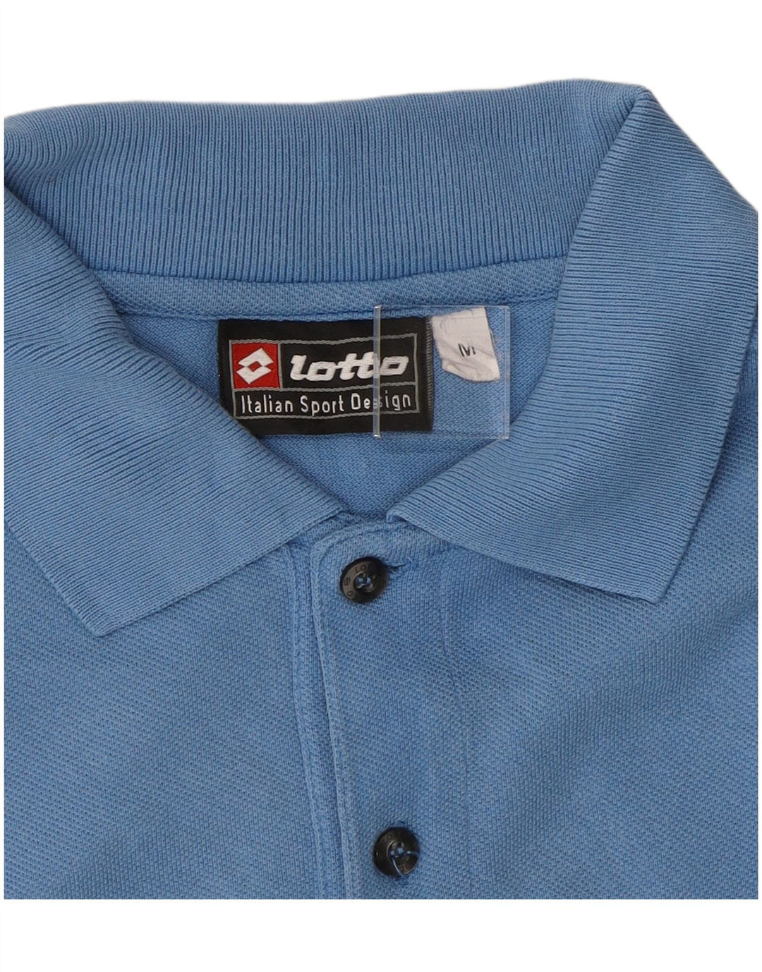 Camisa polo masculina LOTTO azul médio