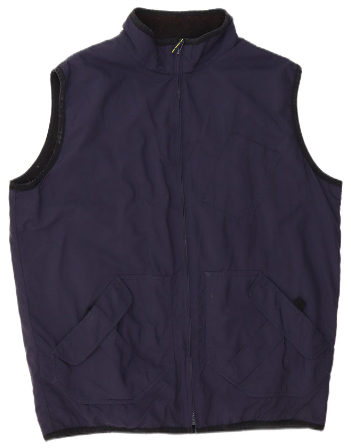 Puma Masculino Utility Gilet UK 38 Médio Azul Marinho Poliéster